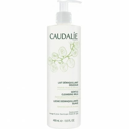 Caudalie Gentle Cleansing Milk Απαλό Γαλάκτωμα Ντεμακιγιάζ Προσώπου & Ματιών με Αμύγδαλο & Μύρτιλο - 400ml