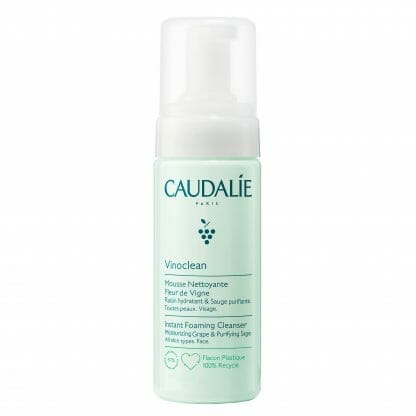 Caudalie Vinoclean Instant Foaming Cleanser Εξυγιαντικός Αφρός Καθαρισμού Προσώπου για Όλους τους Τύπους Επιδερμίδας 50ml