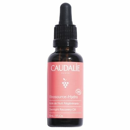 Caudalie Vinosource - Hydra Overnight Recovery Oil Έλαιο Άμεσης Θρέψης της Ξηρής & Ευαίσθητης Επιδερμίδας 30ml
