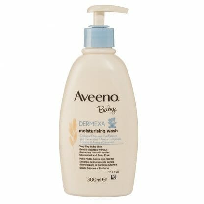 Aveeno Baby Dermexa Moisturising Wash Ενυδατικό Καθαριστικό Σώματος για Μωρά με Τάση για Ατοπία 300ml