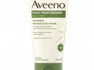 Aveeno Daily Moisturising & Nourishes Hand Cream for Normal to Dry Hands Ενυδατική Κρέμα Χεριών για Κανονικές & Ξηρές Επιδερμίδες 75ml