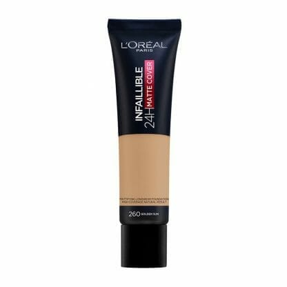 L'Oreal Paris Infaillible 24h Matte Cover Foundation για Τέλεια Κάλυψη & Ματ Αποτέλεσμα 30ml - 260 Golden Sun