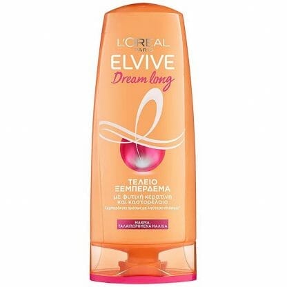 L'oreal Paris Elvive Dream Long Conditioner Μαλακτική Κρέμα Μαλλιών με Κερατίνη & Καστορέλαιο για Τέλειο Ξεμπέρδεμα στα Μακριά Μαλλιά 300ml