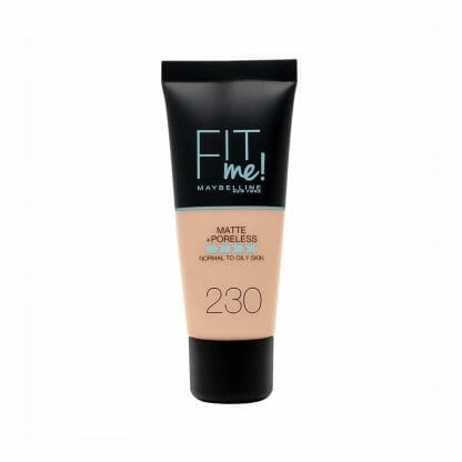 Maybelline Fit Me Matte + Poreless Foundation Ταυτίζεται Τέλεια με την Επιδερμίδα 30ml - Natural Buff