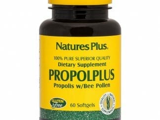 Nature's Plus Propolplus με Καθαρή Πρόπολη & Γύρη Μελισσών 60 soft caps