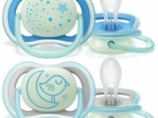 Avent Ultra Air Night Πιπίλα Ελαφριά για να Αναπνέει το Δέρμα του Μωρού Μπλε 6-18m SCF376/21