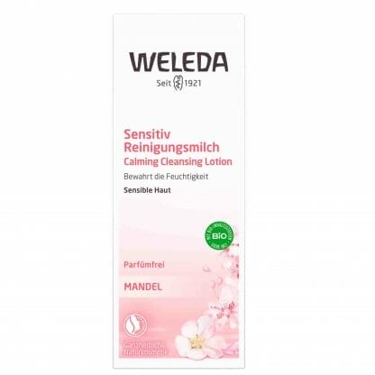 Weleda Almond Calming Cleansing Lotion Καταπραϋντικό Γαλάκτωμα Καθαρισμού Προσώπου με Έλαιο Αμύγδαλο 75ml