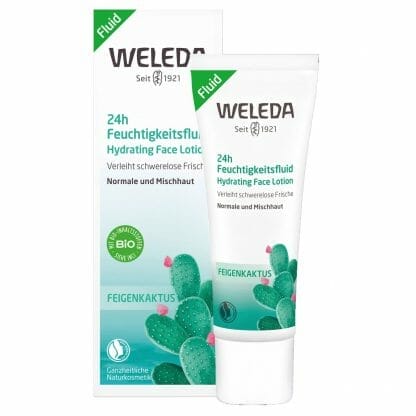 Weleda Prickly Pear 24h Hydrating Face Lotion 24ωρη Ενυδατική Κρέμα Προσώπου με Φραγκοσυκιά για Κανονικό & Μικτό Δέρμα 30ml