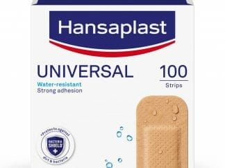 Hansaplast Universal Water Resistant & Strong Adhesion 30mm x 72mm Αδιάβροχα Επιθέματα με Έξτρα Κολλητική Ικανότητα 100 Τεμάχια
