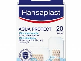 Hansaplast Aqua Protect Sterile Strips Αδιάβροχα Επιθέματα για την Κάλυψη & Προστασία Μικρών Πληγών 20 Τεμάχια