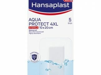Hansaplast Aqua Protect XL Sterile Strips 10x20cm Αδιάβροχα Επιθέματα για την Κάλυψη & Προστασία Μεσαίων ή Μεγαλύτερων Πληγών 5 Τεμάχια