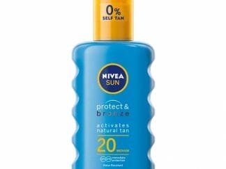 Nivea Sun Protect & Bronze Spf20 Spay Αντηλιακό Γαλάκτωμα Σώματος Μεσαίας Προστασίας & Ενεργοποίησης του Μαυρίσματος 200ml