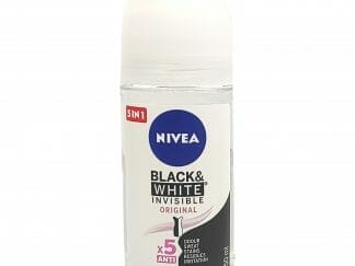 Nivea Black & White Invisible Original Roll-on Deo Γυναικείο Αποσμητικό Κατά των Λευκών Σημαδιών 50ml