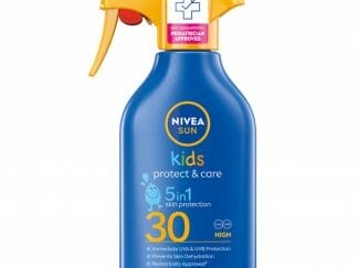 Nivea Sun Kids Protect & Care 5 in 1 Spf30 Παιδικό Αντηλιακό Γαλάκτωμα Προσώπου Σώματος Υψηλής Προστασίας σε Μορφή Σπρέι 270ml