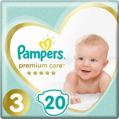 Pampers Premium Care No3 (6-10kg) 20 πάνες