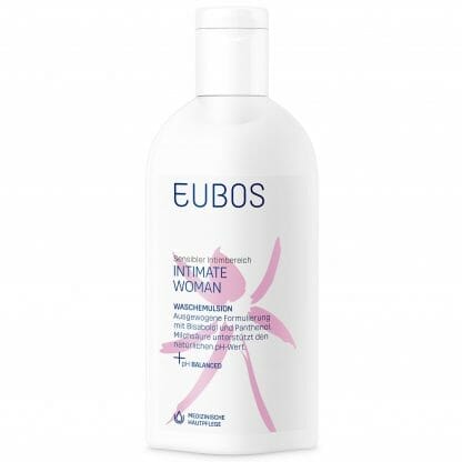 Eubos Intimate Woman Washing Emulsion pH Balanced Ήπιο Υγρό Καθαρισμού της Ευαίσθητης Περιοχής με Ισορροπημένη Σύνθεση 200ml