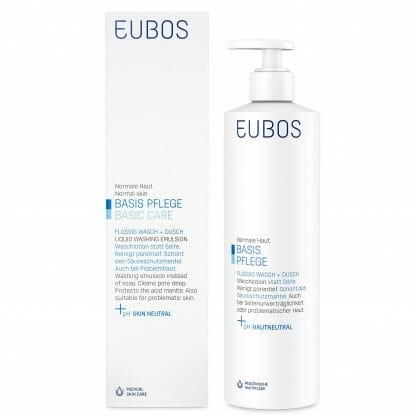 Eubos Liquid Blue Υγρό Καθαρισμού, για τον Καθημερινό Καθαρισμό & την Περιποίηση Προσώπου & Σώματος - 400ml