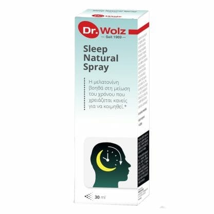 Power Of Nature Dr Wolz Sleep Natural Spray Συμπλήρωμα Διατροφής με Μελατονίνη που Διευκολύνει τον Ύπνο 30ml