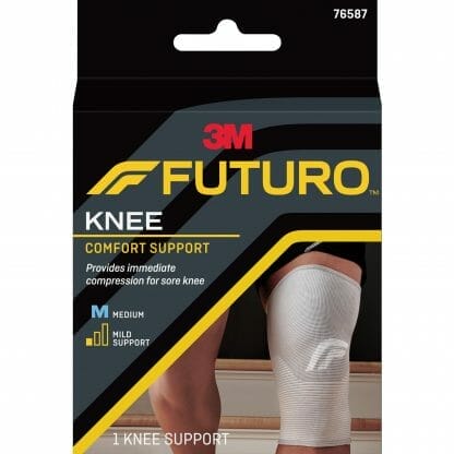 Futuro Comfort Knee Support Medium 76587 Ελαστική Πλεκτή Επιγονατίδα με Λεπτό και Εύκαμπτο Σχεδιασμό 1 Τεμάχιο