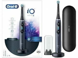 Oral-B iO Series 8 Magnetic Black Onyx Ηλεκτρική Οδοντόβουρτσα Προηγμένης Τεχνολογίας σε Μαύρο Χρώμα 1 Τεμάχιο