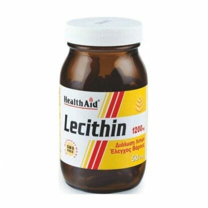 Health Aid Super Lecithin Συμπλήρωμα Διατροφής Φυσικής Λιποδιάλυσης 1200mg - 50 Tabs