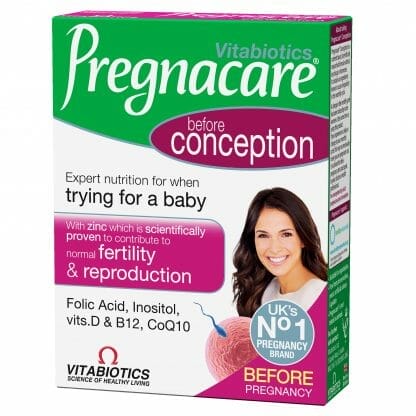 Vitabiotics Pregnacare Before Conception Συμπλήρωμα Διατροφής που Ενισχύει την Αναπαραγωγική Υγεία της Γυναίκας 30tabs