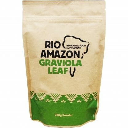 Rio Amazon Graviola Leaf Powder Φύλλα Graviola σε Μορφή Σκόνης για Ενίσχυση του Ανοσοποιητικού 200gr