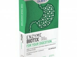Quest Enzyme Biotix Συμπλήρωμα Διατροφής με Πεπτικά Ένζυμα & Προβιοτικά για Δυσκολία στην Πέψη των Τροφών 30caps