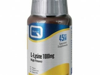 Quest L-Lysine 1000mg High Potency Συμπλήρωμα Διατροφής Λυσίνης σε Μορφή Άμεσα Απορροφήσιμη Από τον Οργανισμό 45tabs