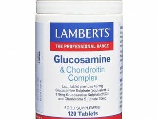 Lamberts Glucosamine & Chondroitin Συμπλήρωμα Διατροφής για την Ελαστικότητα του Αρθρικού Χόνδρου - 120 tabs