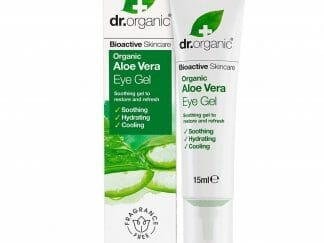 Dr Organic Aloe Vera Eye Gel Τζελ Ματιών με Βιολογική Αλόη Βέρα για Μείωση Πρηξιμάτων, Λεπτών Γραμμών & Μαύρων Κύκλων 15ml