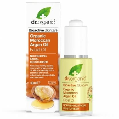 Dr Organic Moroccan Argan Oil Age Delay Facial Oil Μεταξένιο Λάδι Προσώπου με Αντιγηραντική Δράση 30ml