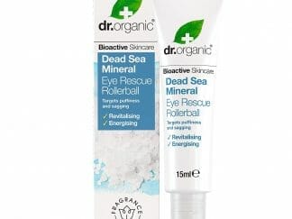 Dr Organic Dead Sea Mineral Eye Rescue Rollerball Ορός Ματιών με Βιολογικά Μεταλλικά Στοιχεία για Μαύρους Κύκλους 15ml