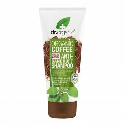 Dr Organic Coffee Anti-Dandruff Shampoo Σαμπουάν Κατά της Πιτυρίδας 200ml