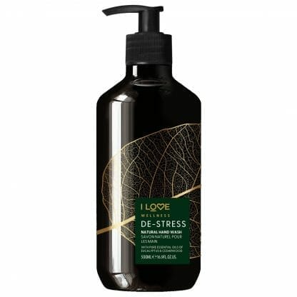 I love... Wellness De-Stress Hand Wash Απαλό Καθαριστικό Χεριών με Φυσικά Αιθέρια Έλαια για Αρωματισμένη Επιδερμίδα 500ml