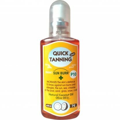 Erythro Forte Sun Burn Quick Tanning Face & Body Αντηλιακό Λάδι Spray Ενίσχυσης της Άμυνας του Δέρματος 80ml - P10