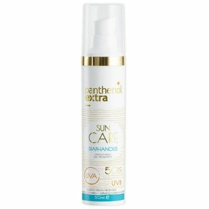 Medisei Panthenol Extra Sun Care Diaphanous Sunscreen Face Gel Spf50 Διάφανο Αντηλιακό Gel Προσώπου 50ml