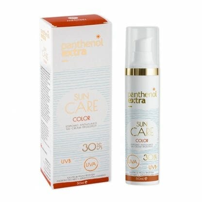 Medisei Panthenol Extra Sun Care Color Tinted Sunscreen Face Gel-Cream Spf30 Αντηλιακή Κρέμα Τζελ Προσώπου με Χρώμα 50ml