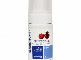 Macrovita Red Grape Hair Foaming with Sun Protection Αφρός Φορμαρίσματος Μαλλιών με Κόκκινο Σταφύλι & Αλόη 125ml