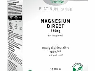 Power of Nature Platinum Range Magnesium Direct Συμπλήρωμα Διατροφής Μαγνησίου για την Υγεία Μυών & Νευρικού Συστήματος 30sticks