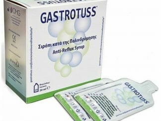 PharmaQ Gastrotuss Anti-Reflux Syrup Σιρόπι Κατά της Παλινδρόμησης Χωρίς Γλουτένη & Λακτόζη 25 Sachets x 20ml