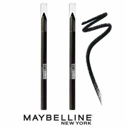 Maybelline Πακέτο Προσφοράς Tattoo Liner Gel Pencil Μολύβι Ματιών με Μεγάλη Διάρκεια 900 Deep Onyx 2x1.3gr