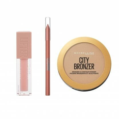 Maybelline Πακέτο Προσφοράς City Bronzer Powder 8gr & Tattoo Liner Gel Eye Pencil 1.3g & Lifter Lip Gloss 5.4ml