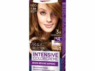 Schwarzkopf Palette Intensive Color Creme Επαγγελματική Μόνιμη Κρέμα Βαφή Μαλλιών, Απόλυτη Κάλυψη & Αποτέλεσμα Διάρκειας - 7.56 Μπρονζέ Μόκα