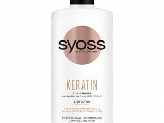 Syoss Keratin Conditioner Επαγγελματική Μαλακτική Κρέμα που Αναπληρώνει την Δομή της Τρίχας στα Αδύναμα Μαλλιά που Σπάνε 440ml