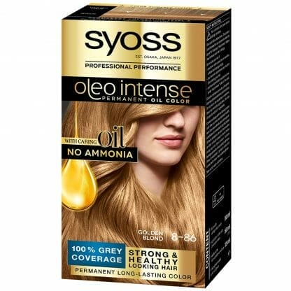 Syoss Oleo Επαγγελματική Μόνιμη Κρέμα Βαφή - 8-86 Ξανθό Ανοιχτό Μόκα