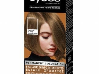 Syoss Permanent Coloration Βαφή Μαλλιών για Έντονο Χρώμα Μεγάλης Διάρκειας & Επαγγελματικής Κάλυψης των Λευκών Τριχών - 6-66 Ξανθό Σκούρο Έντονο Χρυσό