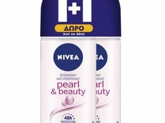 Nivea Πακέτο Προσφοράς Pearl & Beauty Anti Perspirant Roll on Deo 2x50m 1+1 Δώρο