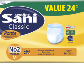 Ελαστικό εσώρουχο ακράτειας Sani Sensitive Classic Pants Medium No2 24τμχ