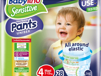 Babylino Sensitive Pants Unisex No4 Maxi (7-13kg) 28 πάνες